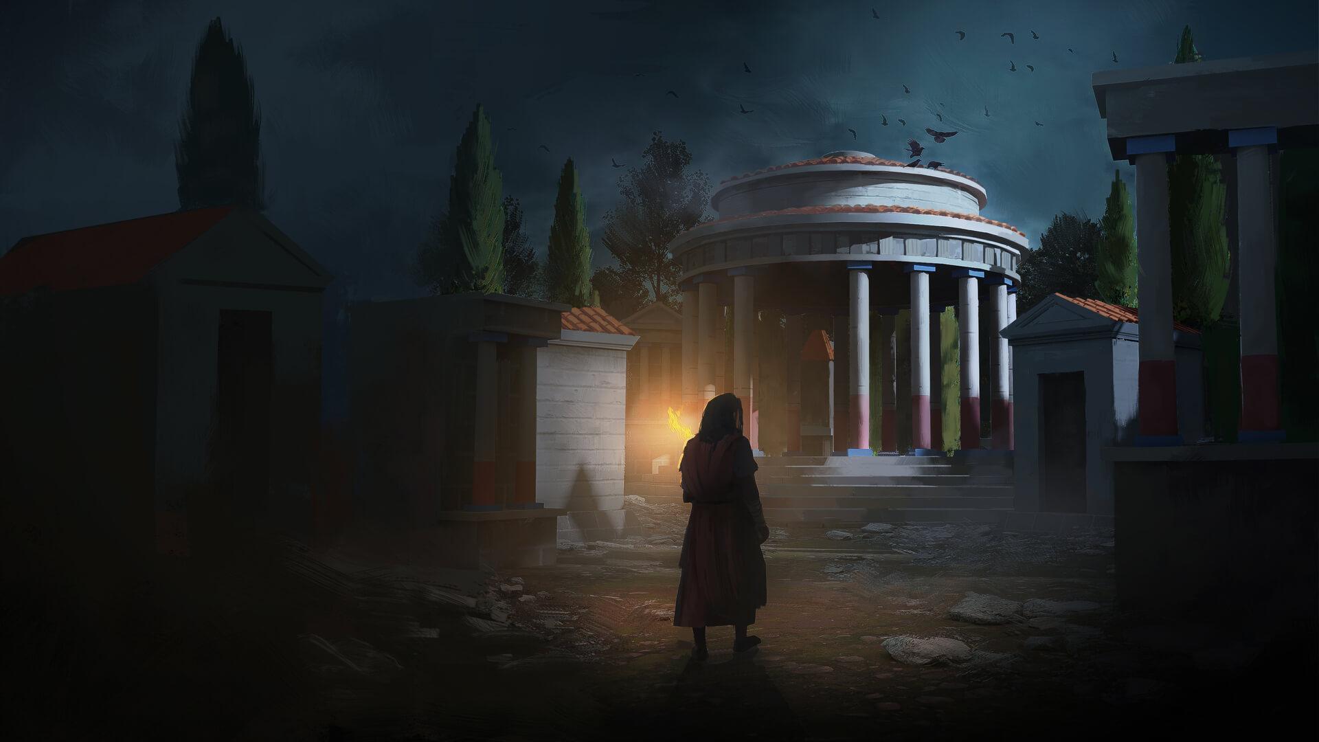 Necropolis background